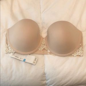 NWT Wacoal nude strapless bra 34C
